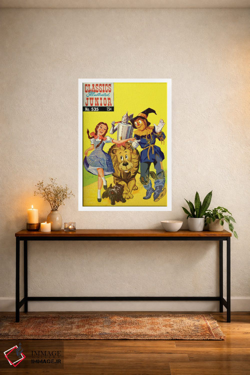 تابلو دکوراتیو کتاب کمیک جادوگر اثر رادیو دیز - D2W