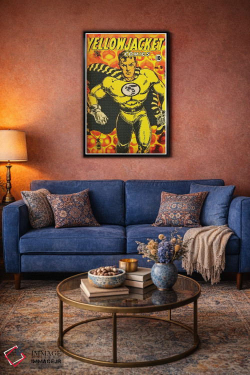 تابلو دکوراتیو ژاکت زرد شماره نهم اثر رادیو دیز - D4B