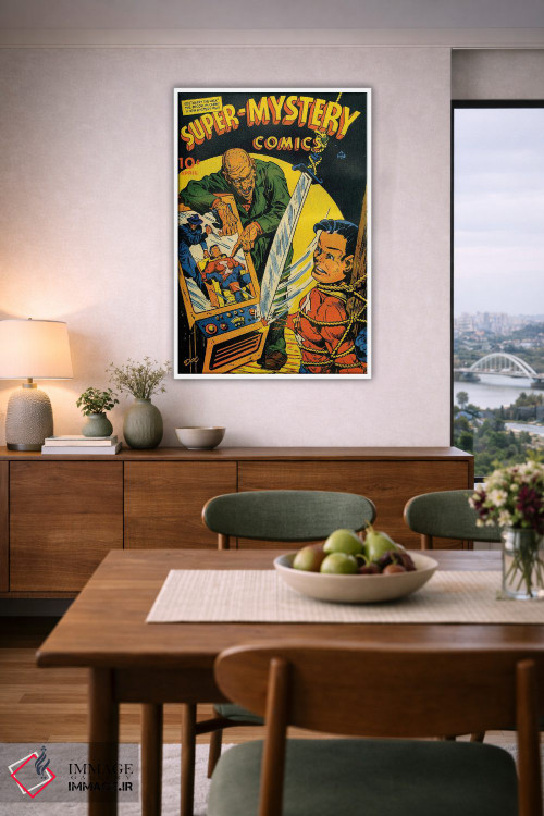 تابلو دکوراتیو سوپر میستری ۵-۵ آوریل اثر رادیو دیز - D6W