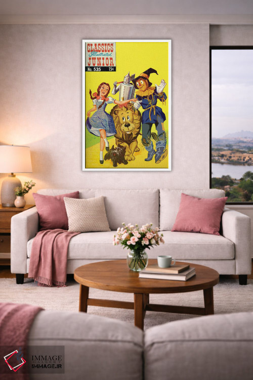 تابلو دکوراتیو کتاب کمیک جادوگر اثر رادیو دیز - D3W