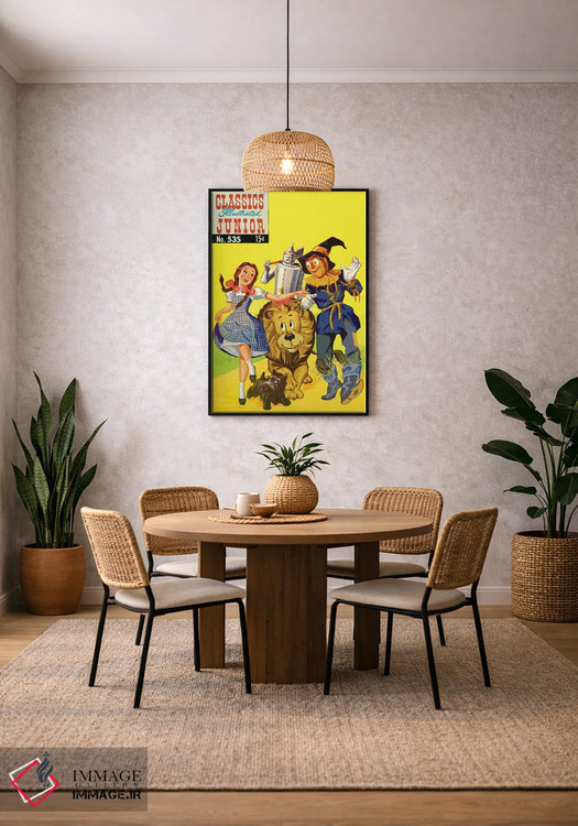 تابلو دکوراتیو کتاب کمیک جادوگر اثر رادیو دیز - D4B
