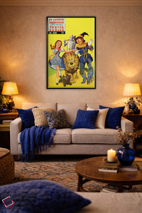 تابلو دکوراتیو کتاب کمیک جادوگر اثر رادیو دیز - D5B