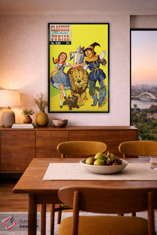 تابلو دکوراتیو کتاب کمیک جادوگر اثر رادیو دیز - D6B