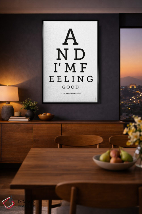 تابلو دکوراتیو حس خوب اثر رافائل گومز - D1B