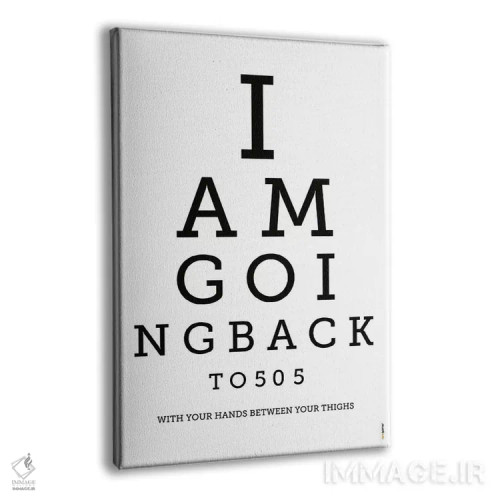 تابلو دکوراتیو برمی گردم به ۵۰۵ اثر رافائل گومز - نمای پرسپکتیو محصول