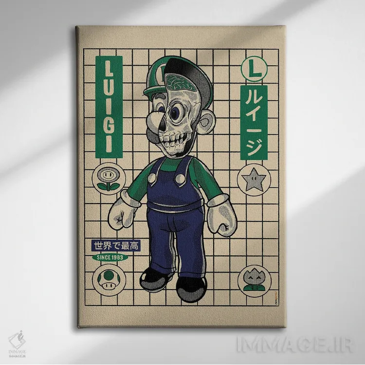 تابلو دکوراتیو لوییجی من اثر رافائل گومز - نمای روبهرو روی دیوار