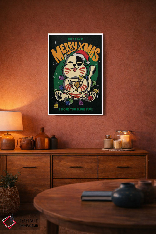 تابلو دکوراتیو کریسمس مبارک برادران اثر رافائل گومز - D4W