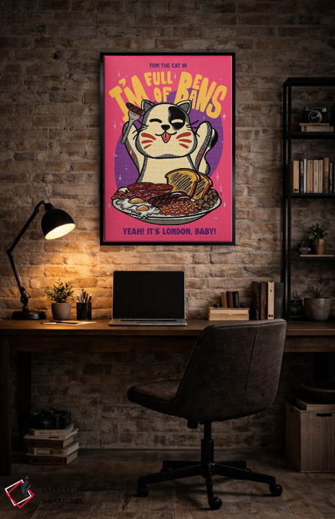 تابلو دکوراتیو پر از انرژی اثر رافائل گومز - D5B