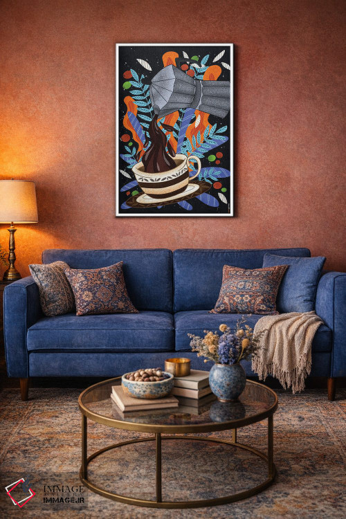 تابلو دکوراتیو اول قهوه اثر رافائل گومز - D4W