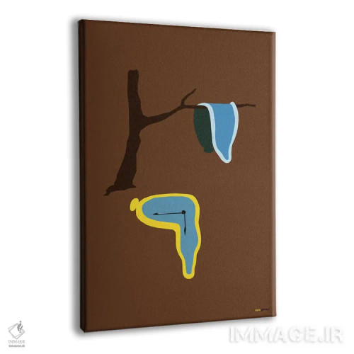 تابلو مینیمال تداوم حافظه اثر رافائل گومز - نمای پرسپکتیو محصول