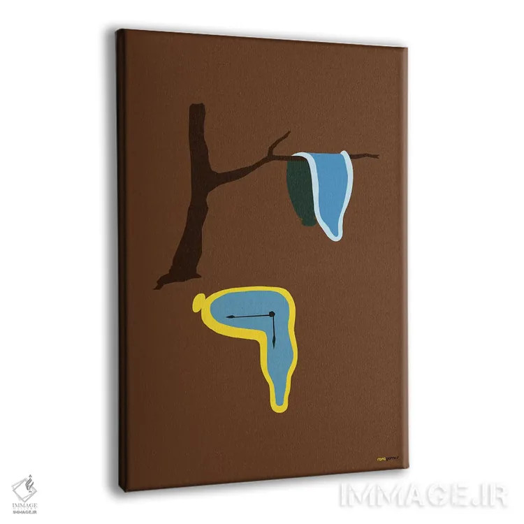 تابلو مینیمال تداوم حافظه اثر رافائل گومز - نمای پرسپکتیو محصول