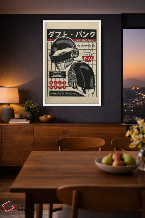 تابلو دکوراتیو دو نفره پانک شویم اثر رافائل گومز - D3W