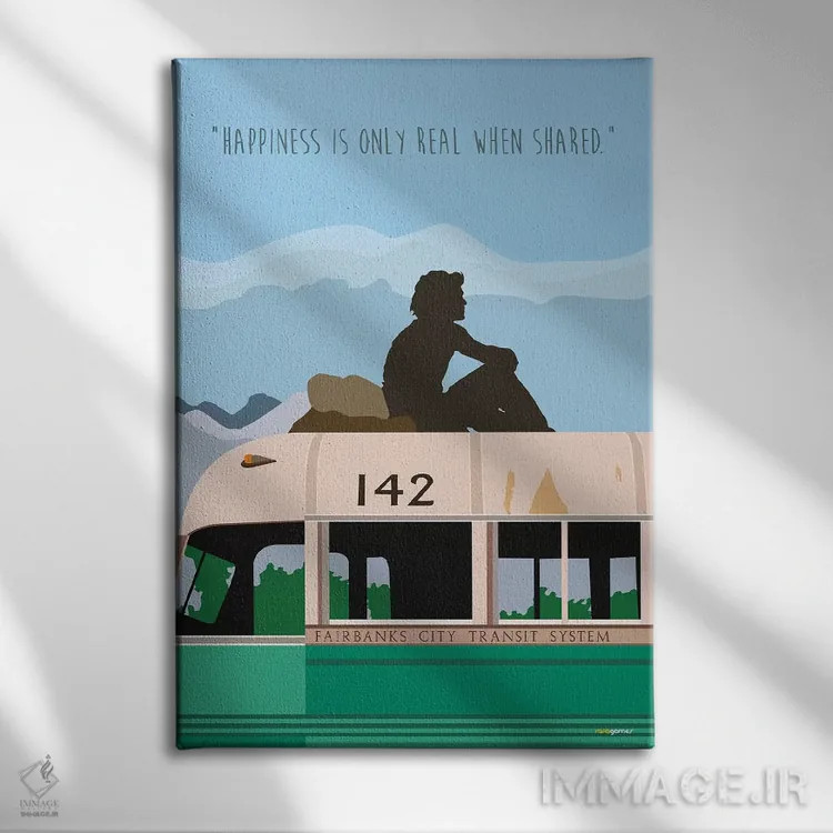 تابلو دکوراتیو در دل طبیعت اثر رافائل گومز - نمای روبهرو روی دیوار