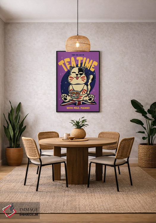 تابلو دکوراتیو وقت چای اثر رافائل گومز - D4B
