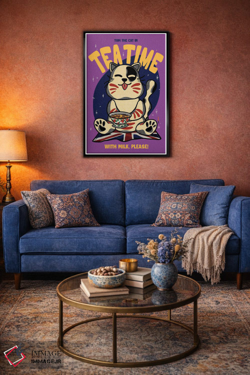 تابلو دکوراتیو وقت چای اثر رافائل گومز - D5B