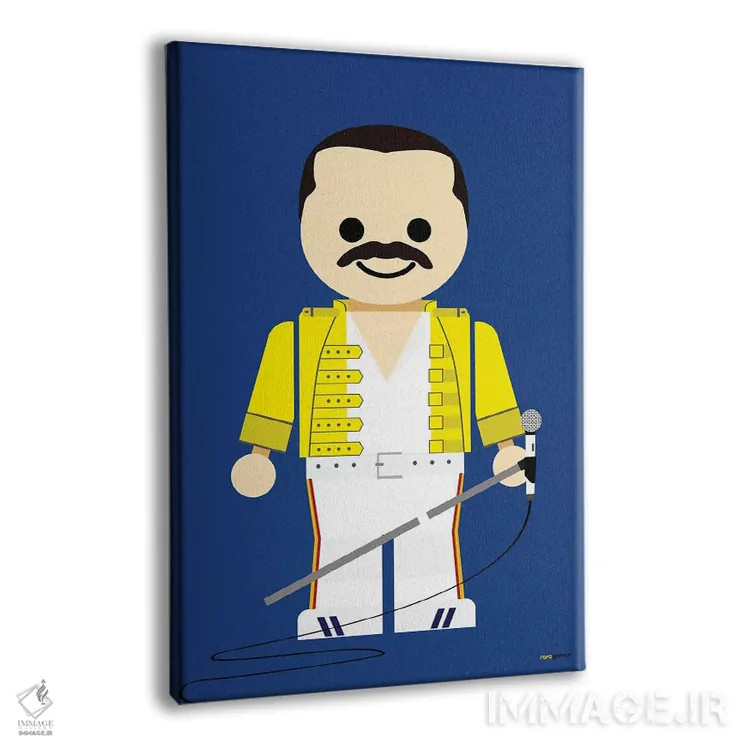 تابلو دکوراتیو فردی مرکوری اسباب بازی اثر رافائل گومز - نمای پرسپکتیو محصول