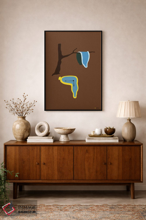 تابلو مینیمال تداوم حافظه اثر رافائل گومز - D1B