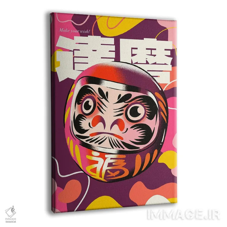 تابلو دکوراتیو آرزوی خود را با داروما بیان کن اثر رافائل گومز - نمای پرسپکتیو محصول