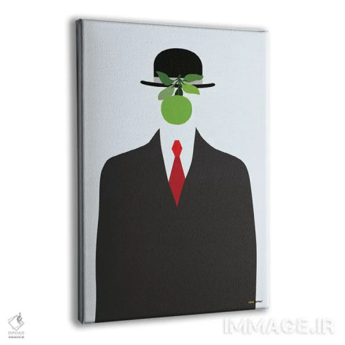 تابلو مینیمال پسر انسان اثر رافائل گومز - نمای پرسپکتیو محصول