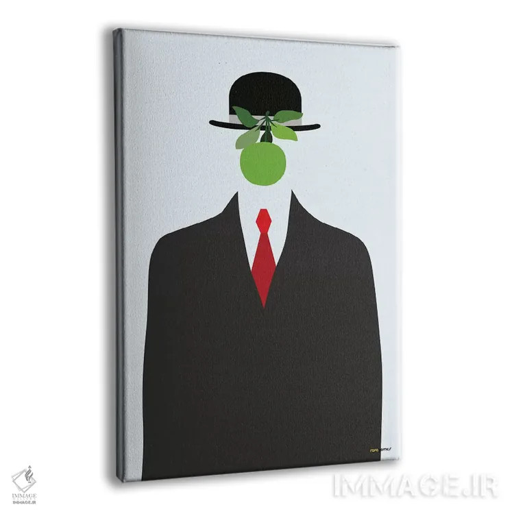 تابلو مینیمال پسر انسان اثر رافائل گومز - نمای پرسپکتیو محصول