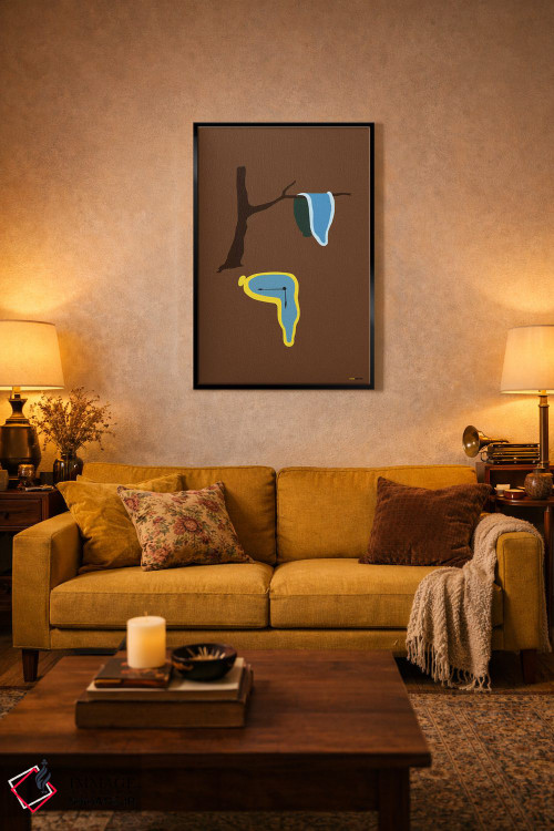 تابلو مینیمال تداوم حافظه اثر رافائل گومز - D4B