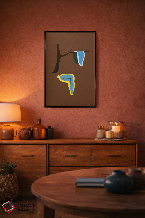 تابلو مینیمال تداوم حافظه اثر رافائل گومز - D5B