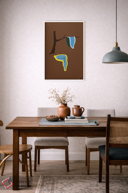 تابلو مینیمال تداوم حافظه اثر رافائل گومز - D6W