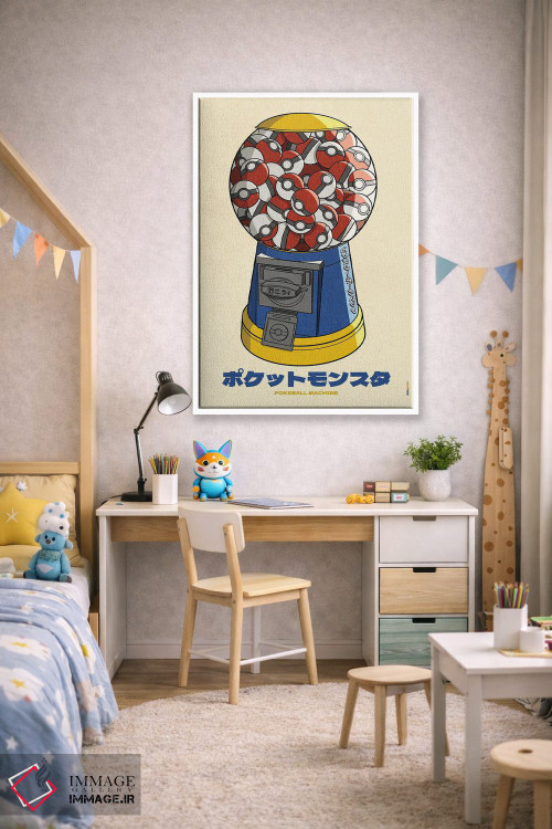 تابلو دکوراتیو دستگاه پوک بال اثر رافائل گومز - D1W