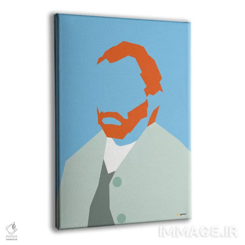 تابلو مینیمال ون گوگ اثر رافائل گومز - نمای پرسپکتیو محصول