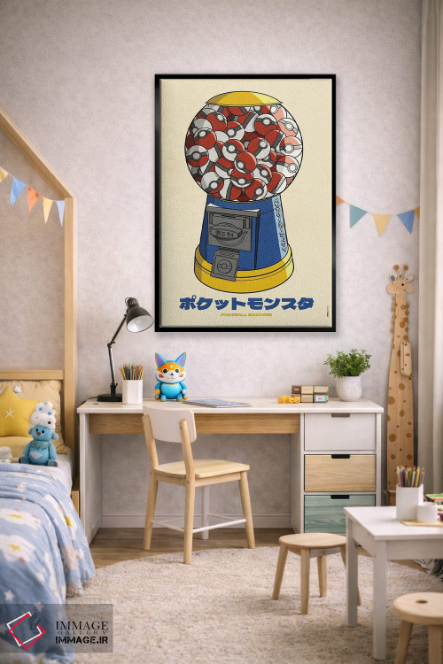 تابلو دکوراتیو دستگاه پوک بال اثر رافائل گومز - D2B