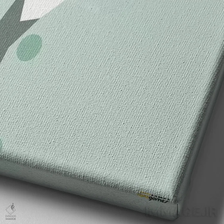 تابلو مینیمال ون گوگ اثر رافائل گومز - نمای نزدیک بافت بوم