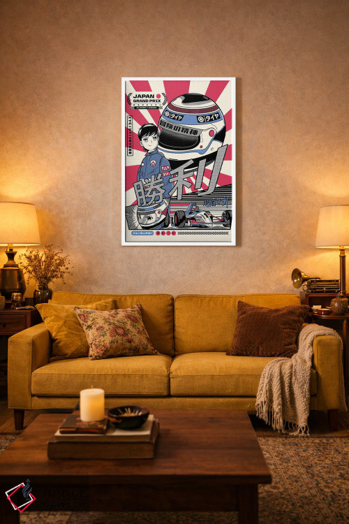 تابلو دکوراتیو جایزه بزرگ ژاپن - مسابقه ۱ اثر رافائل گومز - D2W