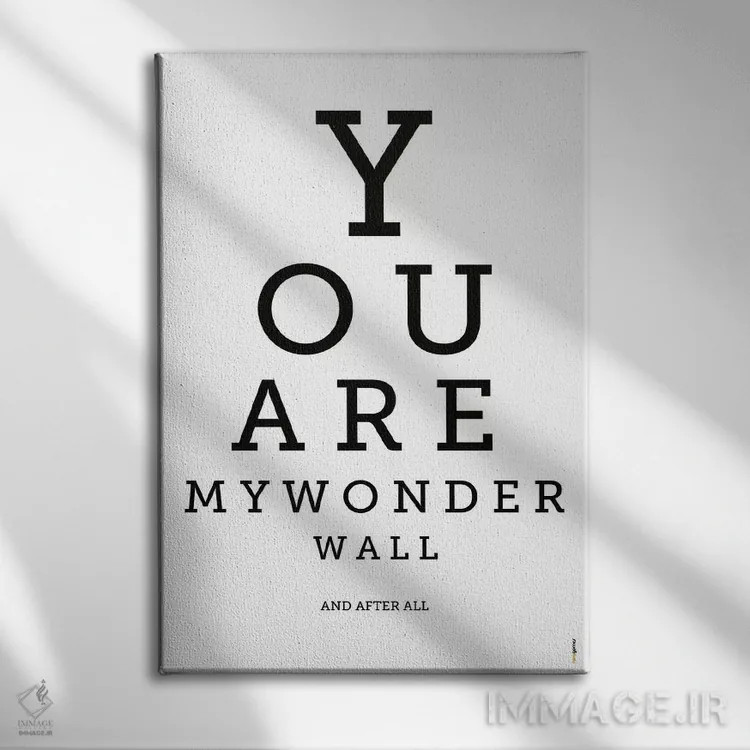 تابلو دکوراتیو دیوار شگفتی اثر رافائل گومز - نمای روبهرو روی دیوار