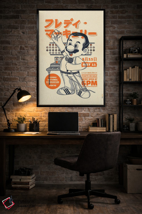 تابلو دکوراتیو ماریو مرکوری اثر رافائل گومز - D5B