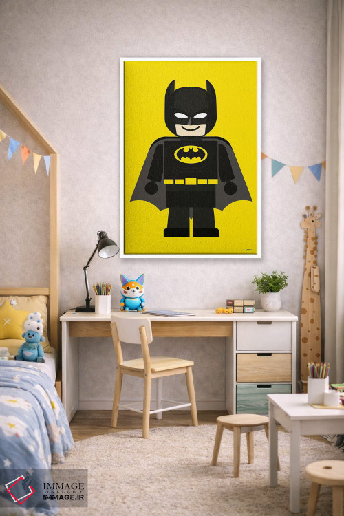 تابلو دکوراتیو بتمن اسباب بازی اثر رافائل گومز - D1W