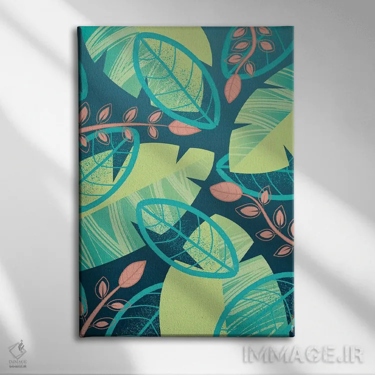 تابلو دکوراتیو برزیل گل ها شماره ۱ اثر رافائل گومز - نمای روبهرو روی دیوار