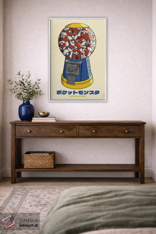 تابلو دکوراتیو دستگاه پوک بال اثر رافائل گومز - D4W