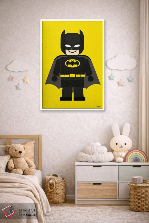 تابلو دکوراتیو بتمن اسباب بازی اثر رافائل گومز - D3W