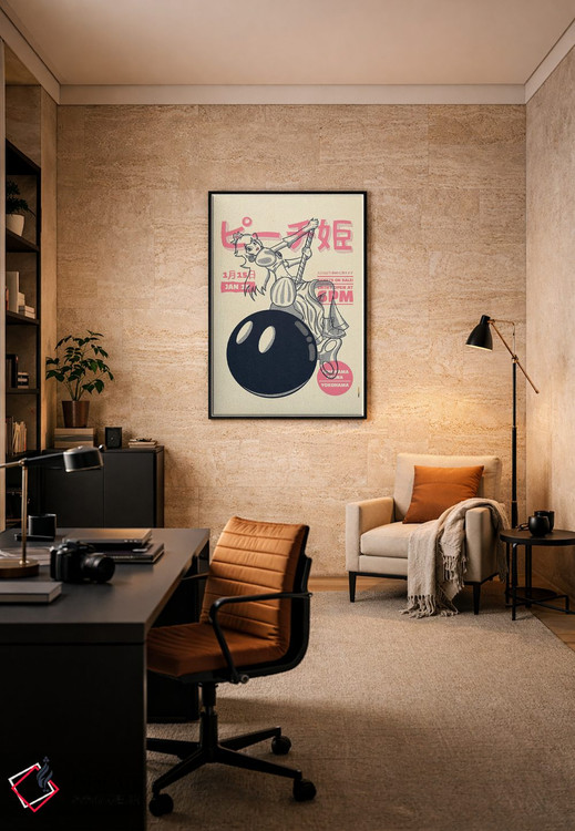 تابلو دکوراتیو مایلی هلو اثر رافائل گومز - D6B