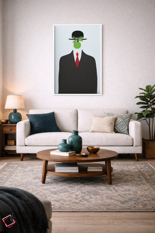 تابلو مینیمال پسر انسان اثر رافائل گومز - D3W