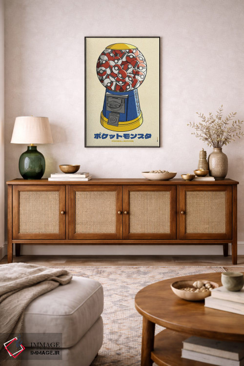 تابلو دکوراتیو دستگاه پوک بال اثر رافائل گومز - D5B