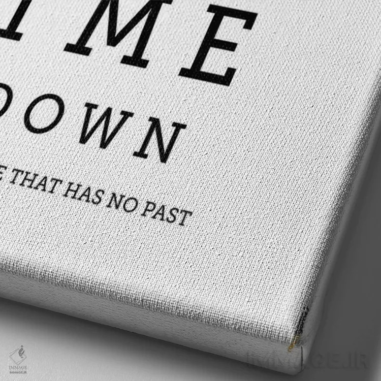 تابلو دکوراتیو ناامیدم نکن اثر رافائل گومز - نمای نزدیک بافت بوم