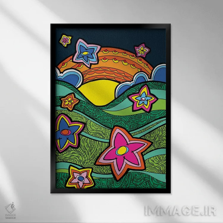 تابلو دکوراتیو گوارامیرانگا اثر رافائل گومز - نمای قابدار مشکی