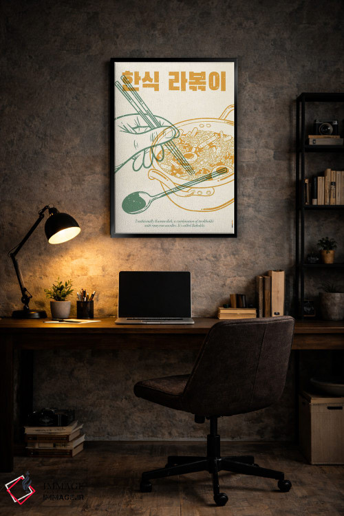 تابلو دکوراتیو رابوکی کره ای اثر رافائل گومز - D6B