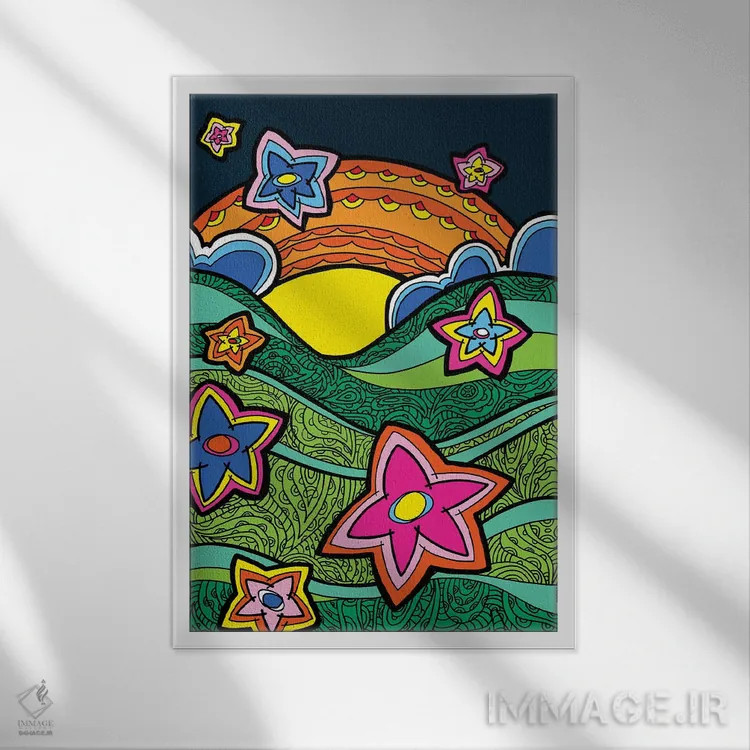 تابلو دکوراتیو گوارامیرانگا اثر رافائل گومز - نمای قابدار سفید