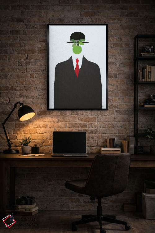 تابلو مینیمال پسر انسان اثر رافائل گومز - D5B