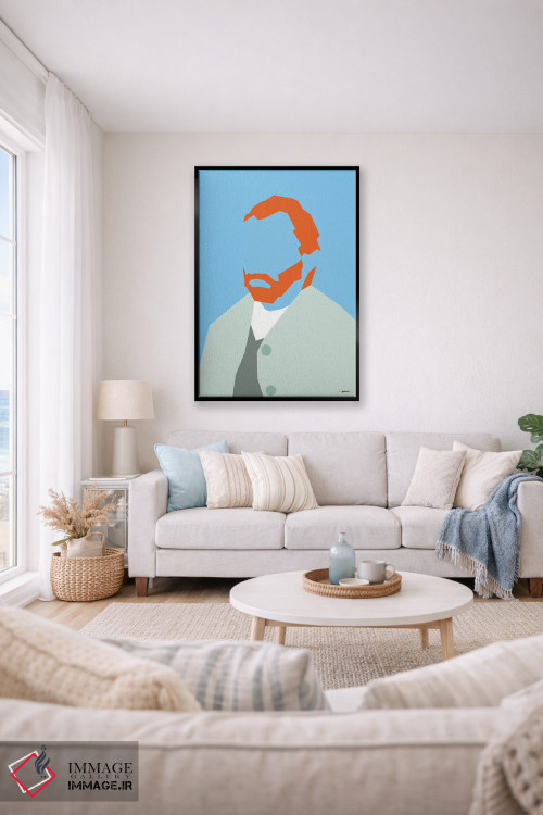 تابلو مینیمال ون گوگ اثر رافائل گومز - D1B