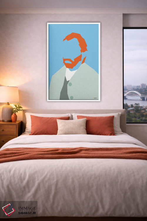 تابلو مینیمال ون گوگ اثر رافائل گومز - D2W