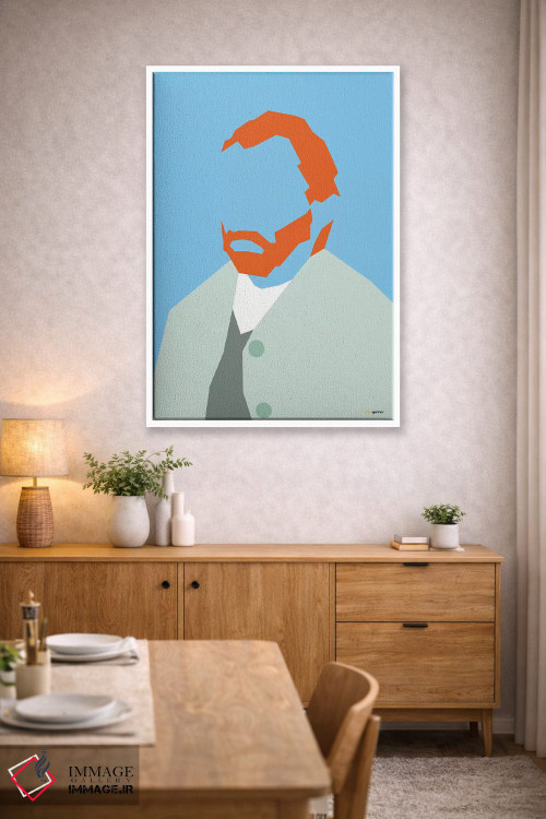 تابلو مینیمال ون گوگ اثر رافائل گومز - D3W