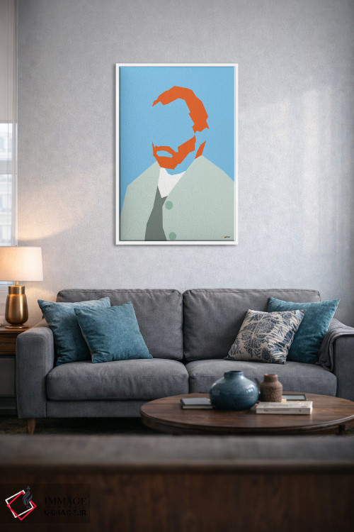 تابلو مینیمال ون گوگ اثر رافائل گومز - D4W